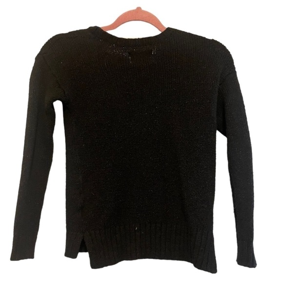 Justice Unicorn Reversible Sequin Black Sweater Girls Size 10 - Picture 5 of 8